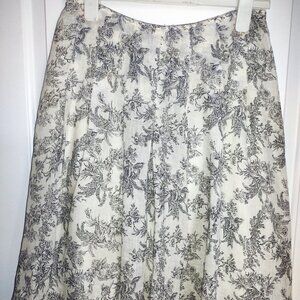 Sunny Choi  linen skirt with pleats